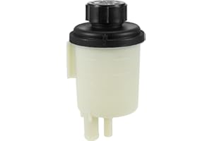 Partuto Power Steering Reservoir - No.30680756 Car Automotive Power Steering Tank - for Volvo V70 3.2 3.2L L6 - Gas 2008-2010 Plastic Beige - 1 Pc