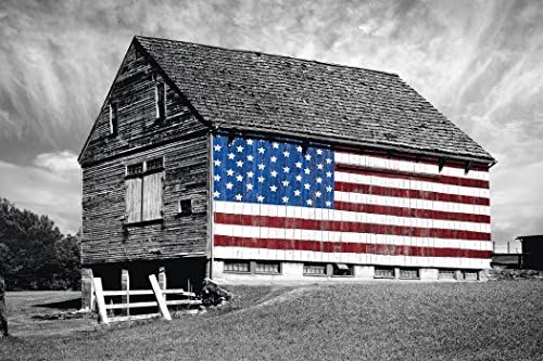 Portfolio Canvas Decor Flags of Our Farmers 3 by James Mcloughlin Wall Art, 24 x 36"