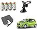 Auto Pearl Premium Quality Car Accessories Combo of Car Tyre Air Alert Valve Cap Set of 4 Pcs. & Premium Quality Car Seat Rest Cushion Grey. & Universal Car Windshield Mount Holder Mobile Stand. For Chevrolet Beat Type-2 RS.961.00