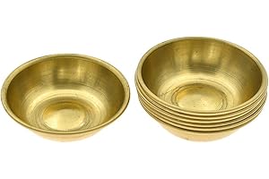 Kesheng 7X Mini Tibetische Buddhistische Schüssel Schalen für Weihwasser Messing