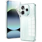 Rongep [Maxi-Clear] Redmi Note 14 4G i&ccedil;in Şeffaf Telefon Kılıfı Kamera Y&uuml;kseltili Esnek ve Hafif Tasarımlı Redmi Note 14 Koru