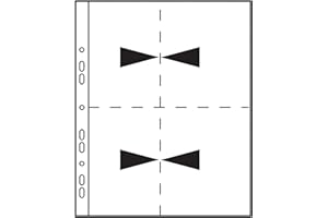 Kenro Photo Pages for Ringbinders Holds 8 Photos Size 6x4 Inch Acid Free Pack of 10 - TKP111