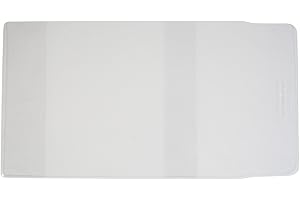 PB COVER 10 x CLEAR PLASTIC PAPERBACK BOOK COVER 210mm - A5 size D&M Brand.