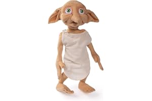 WOW! STUFF House Elf Dobby Feature Plush with Sounds, Harry Potter Soft Toy, Collectible Teddy with 6 Iconic Phrases, Brown
