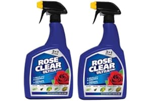 SCOTTS 2 x Rose Clear Ultra Gun Trigger 3 In 1 Rose Bug Killer fugus Control - 1 Litre