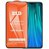 Bzontech Xiaomi Redmi Note 8 Pro ile Uyumlu Ekran Koruyucu 21D Tam Kaplayan