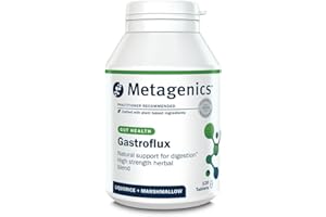 Metagenics Gastroflux - GutGard DGL Liquorice, Amino Acids, Botanical Complex, Glycine - Vegan, Non-GMO - 120 Tablets