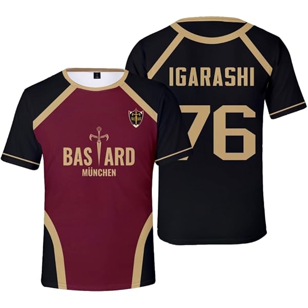 Blue Lock Anime T-Shirt Pour Hommes Imprimé 3D Mode Maillot