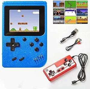 AUSHA Retro Game Console Handheld Mini Video Game Classic 500 Classical FC Games Support for Connecting TV & Two Players with Rechargeable Battery Gift for Kids and Adult