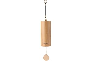 LeSage Chakra Chime Bamboo Sound Therapy Meditation Chimes for Outdoors Zen Wind Chime Yoga Deep Sound Healing Wind Chimes E Chord Home Decoration