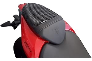 Triboseat Housse de siège Passager de Moto antidérapante Compatible avec Triumph Street Triple RS (2017-2022)