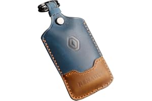 Friendship Key Card Case fit for Renault Handmade Leather Key Fob Car Key Covers with Keychian fit for Renault Captur/Clio/Kadjar/Megane/Dacia