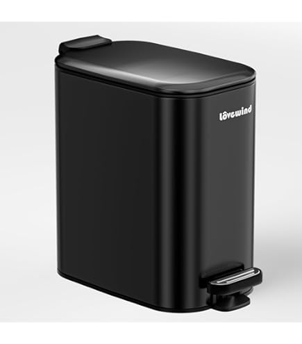 8 Gallon Double Trash Can, Stainless Steel Recycling Bin With Soft-Close Lid & Removable Buckets, Dual Compartment Garbage Can, Ink Black - View #7