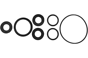 Online Trade Counter Lay Z Lazy Spa Compatible Rubber Seal Set - 7-Piece Kit with Blower A, B/C Coupling, Filter Nut & Pump O Rings - Heavy Duty OEM Replacement Hot Tub Accessories for Leak Repair