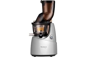 Kuvings B9700 - Estrattore di succo, grande imboccatura e rotazione lenta, colore: Argento
