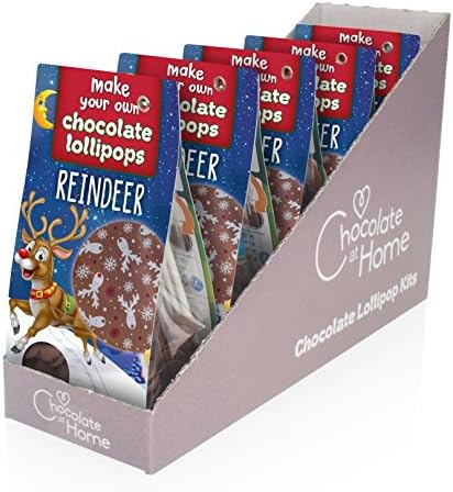 Reindeer Chocolate Lollipop Kits (pack of 5)