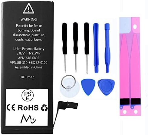 MORCOO Replacement Battery Model iPhone 6 - Repair Kit with Battery, Adhesive, Tools