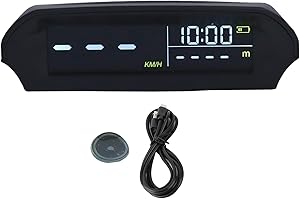 KIMISS Universal Auto HUD Up Display Projector Speedometer for All Vehicles with Solar Charging