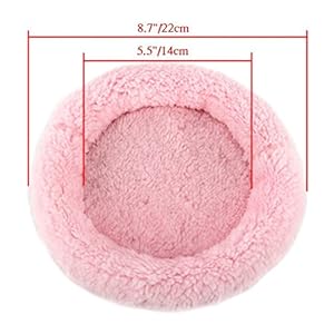 UEETEK Criceto letto rotondo velluto caldo sonno tappetino Pad per criceto/riccio/scoiattolo/topi/ratti e altri piccoli… UEETEK Criceto letto rotondo velluto caldo sonno tappetino Pad per criceto/riccio/scoiattolo/topi/ratti e altri piccoli…