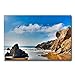 Produktbild Blau Art Wand Bild Malibu Small Beach Cloud einige Gebirge Bilder Prints auf Leinwand Seascape der Decor Öl für Home Moderne Dekoration für Jungen Schlafzimmer