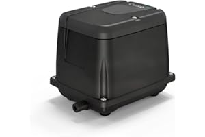 OASE 87101 AquaOxy 5000 aeratore per laghetti fino a 50 m³ o con un'elevata popolazione di pesci, efficace apporto di ossigeno, arricchimento di ossigeno, pompa aeratrice