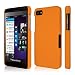 Produktbild Empire KLIX Slim-Fit Harte Case Tasche Hülle for BlackBerry Z10 - Soft Touch Orange (Displayschutzfo
