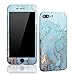 Price comparison product image iPhone SE iPhone 5S iPhone 5 Case, KANTAS 360 Full Body Protective Hard PC Cover + Tempered Glass Screen Protector, iPhone SE 5S 5 Marble Pattern Cover Front and Back Protection Plastic Hard Slim Fit Cases for iPhone SE/5S/5, Blue Gold