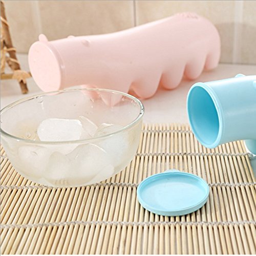 Rainbow Love Polar Bär Form Silikon Ice Cube Tabletts, Silikon, Weiß, 27*7*6cm - 3