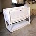 Knuma Huddle Bedside Crib - White