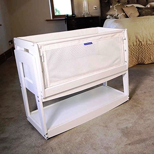 Knuma Huddle Bedside Crib - White