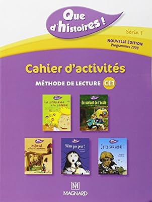 Cahier d'activités : Méthode de lecture CE1, programmes 2008