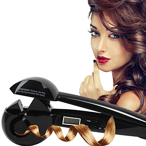 Molain Hair Curlers LCD Display PTC Ceramic Heating Hair Roller Curly Wavy Hair Styling with UK Plug