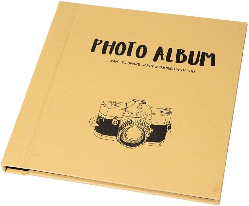 Nobbystar 36 Sayfa Yapışkanlı Fotoğraf Makinesi Temalı Fotoğraf Albümü - 24x24cm