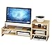 Produktbild Baiyun flyin Mai Computer Monitor/TV/Drucker Widescreen-Hebebühne, Holz-Paneele, Desktop Storage Finishing Rack (Farbe : 1#)