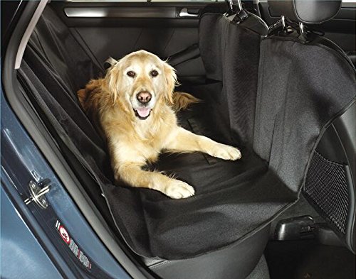 Ploopy Praktische Autoschondecke, Seat Cover Autoschondecke, Auto-Schondecke Rücksitzbank Teilbar, Wasserfestes, Hochwertiges Material Schützt Ihre Autositze vor Schmutz und Tierhaaren Schwarz 165*145cm - 7