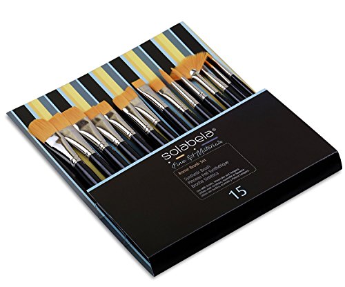 Solabela® Künstlerpinsel. Set mit 15 Pinseln, Rome set - 4
