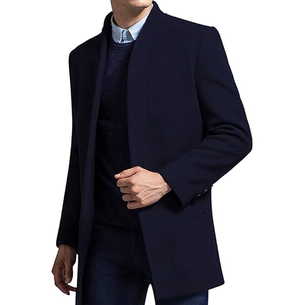 Mens Peacoat Jacket 1920er Grit Gentleman Wollmantel U2013 Herren