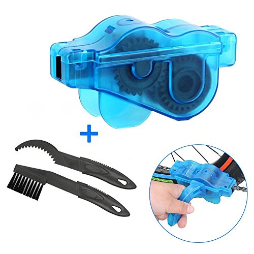 Preisvergleich Produktbild Fahrrad Kettenreinigungsgerät, Goodshop Fahrrad Kettenreiniger Bikebuddy Kettenreinigungsgerät und Zahnkranz Cleaner Gang Reinigung Scrubber Pinsel-Werkzeug - Blau