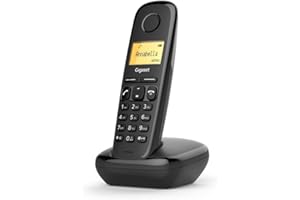 Gigaset A170 Solo Téléphone fixe sans fil DECT/GAP Noir [Version Française]