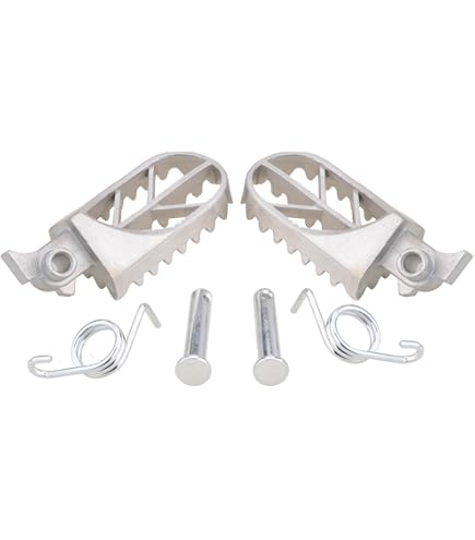 Repose-pieds En Acier Gris Pour Honda CR125/CR250/CR500 (1988-1994) - Neuf