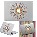 Produktbild Macbook Aufkleber Abziehbild, YUDA Tech Abnehmbar Kreis Entwurf Vinyl Decal Haut Stickers Passt Perfekt f¨¹r Laptop MacBook Air/Pro/Retina 13 15 Zoll