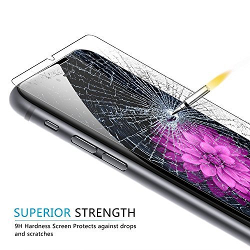 JD Huawei P10 Plus Protector de Pantalla  3 Paquetes    Cristal Templado  HD Claro Vidrio Bal  stico Protector de Pantalla para Huawei P10 Plus - Protector contra Ca  da y Ara  azos