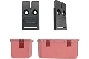 StealthMounts Bin Buddy Mount | 8 Pack Black Bin Mounts for Storage Bins | Packout, Ridgid AEG & Keter Bin Compatiable | Made in The UK