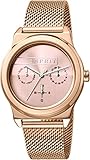 Gehäusedurchmesser: 36mm Esprit Damen Multi Zifferblatt Quarz Uhr mit Edelstahl Armband ES1L077M0065