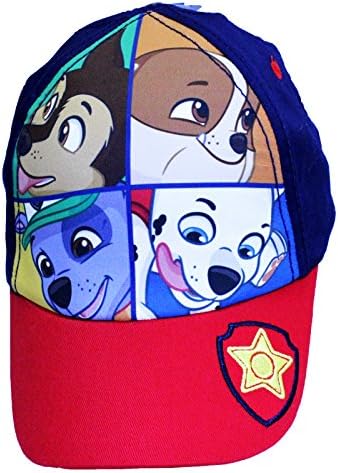 Boys Paw Patrol Baseball Cap 4 Gang Design Size Age 5-7 Years Navy