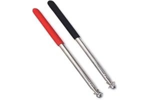 FURNRUBDEN 2 Pack Multifunction Retractable Pointers, Can Be Used As Telescopic Handheld Flag Pole Camping Flagpole for Tour Guides & As Teaching Baton Pointer for Teachers