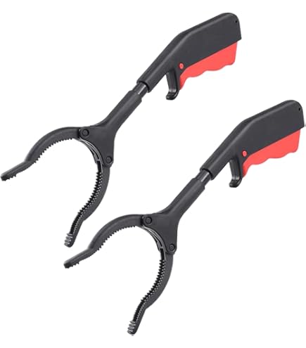 2 Pinze Racogli Rifiuti Telescopiche - Per Raccolta Differenziata, Giardino, Spiaggia - Design Ergonomico - Foto 10