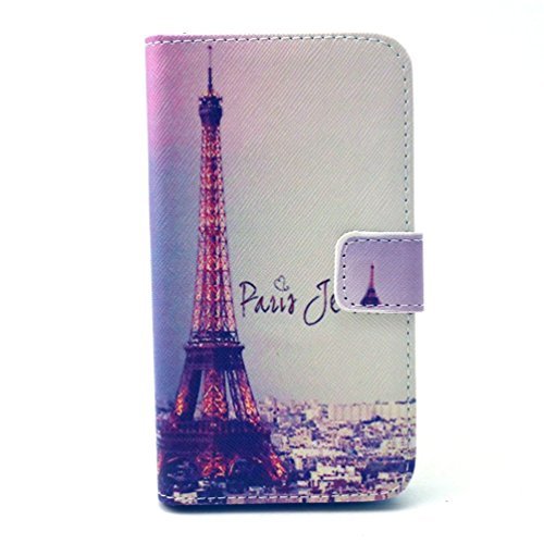 Samsung Galaxy Core Prime SM-G361 Funa de Cuero PU Leather Wallet Funda Carcasa flip cover para Samsung Galaxy Core Prime SM-G361F Funda Carcasa con Funci  n Soporte-Torres