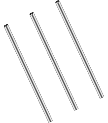 Sourcing Map 2x Nahtloses Edelstahl-Rundrohr 304 – 6x0,4 Mm, 250 Mm Länge