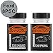 Produktbild TRISTARcolor Autolack Lackstift Set Ford 8PSC Hypnotic Silver Metallic/Hyper Silber Metallic Basislack Klarlack je 50ml